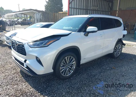 2025 Toyota Highlander Hybrid Limited 25Th Edition из США, поврежденный, VIN 5TDKBRCH0SS664727